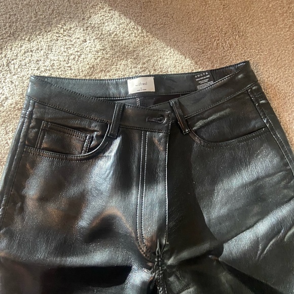 Aritzia Wilfred faux leather pants - Picture 3 of 6